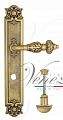 Дверная ручка на планке Venezia Lucrecia WC сантехническая PL97 (франц. золото)