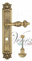 Дверная ручка на планке Venezia Lucrecia WC сантехническая PL97 (франц. золото)