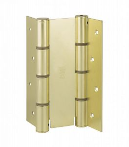 Дверная петля пружинная Aldeghi CODE 87 AO 155-30 двусторонняя 155х30мм (матовая латунь); ?>