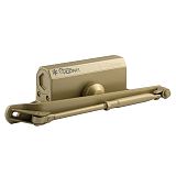 Дверной доводчик НОРА-M 600 3S большой 80кг (золото)