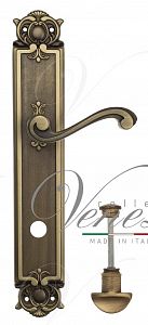 Дверная ручка на планке Venezia Vivaldi WC сантехническая PL97 (мат. бронза); ?>